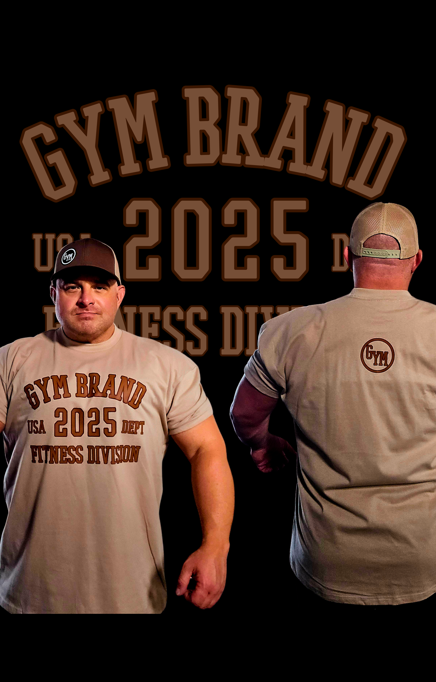 Oversized Fitness Division T - Tan