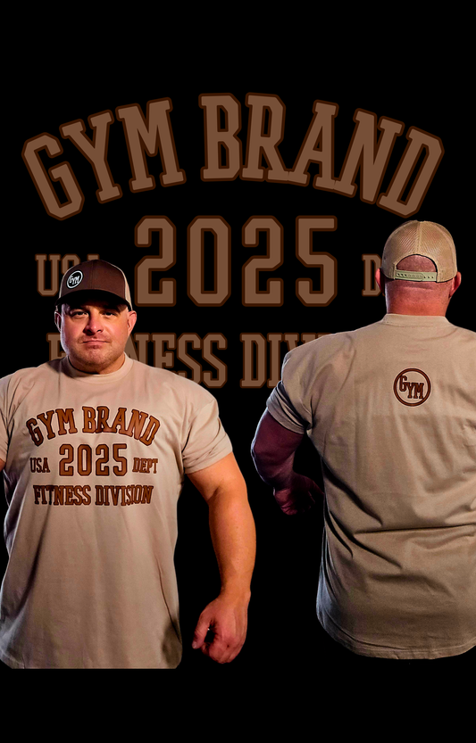 Oversized Fitness Division T - Tan