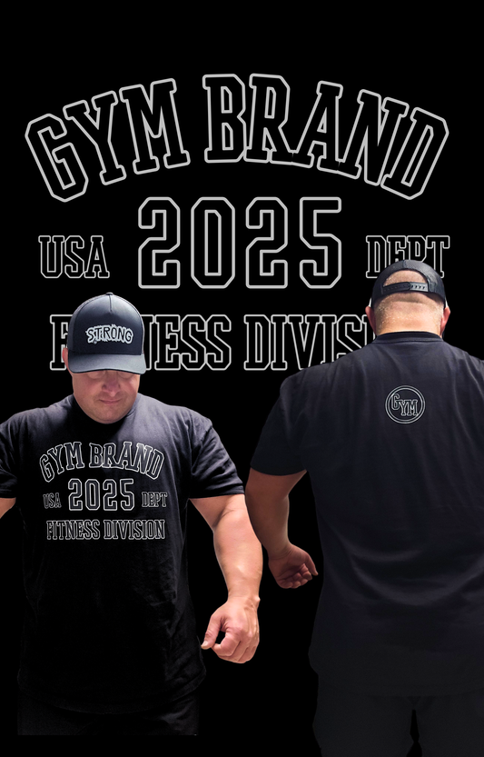 Oversized Fitness Division T - Black