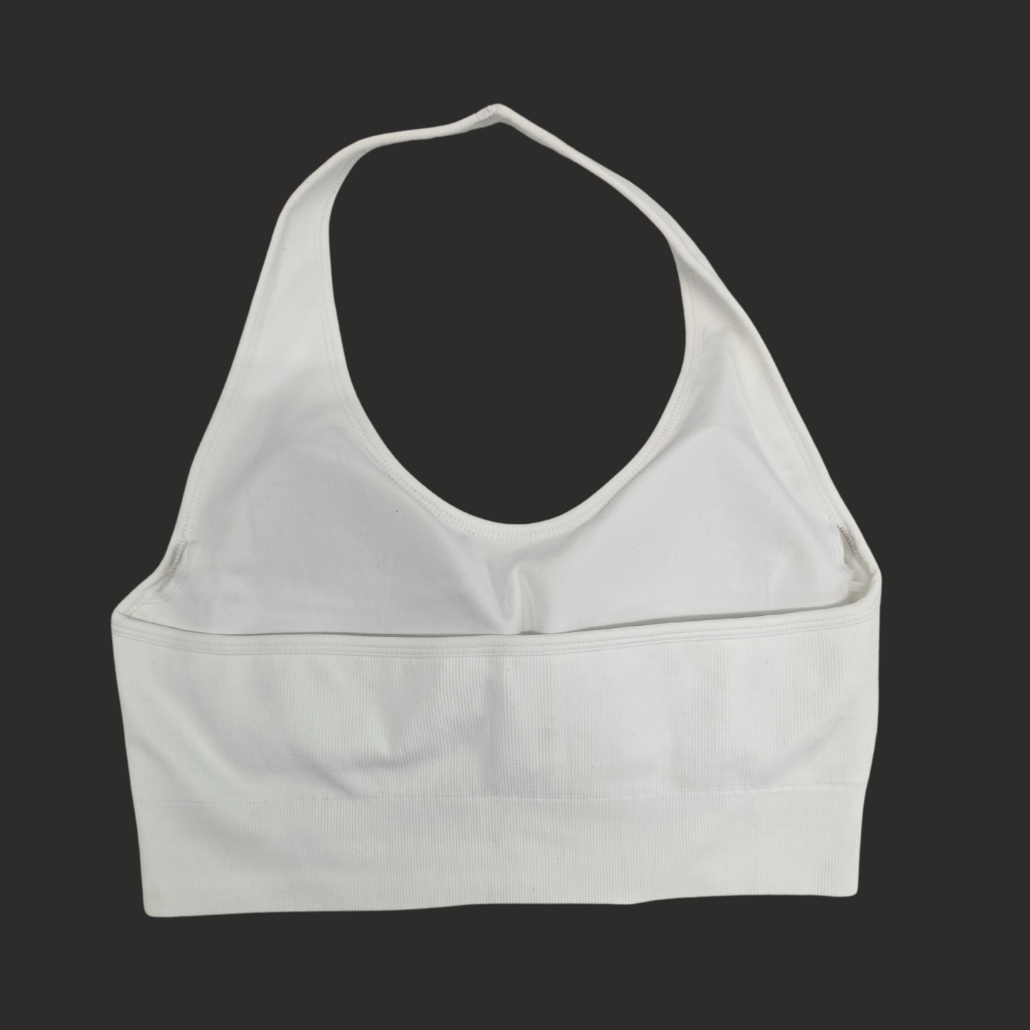 Large White, Halter Sports Bra