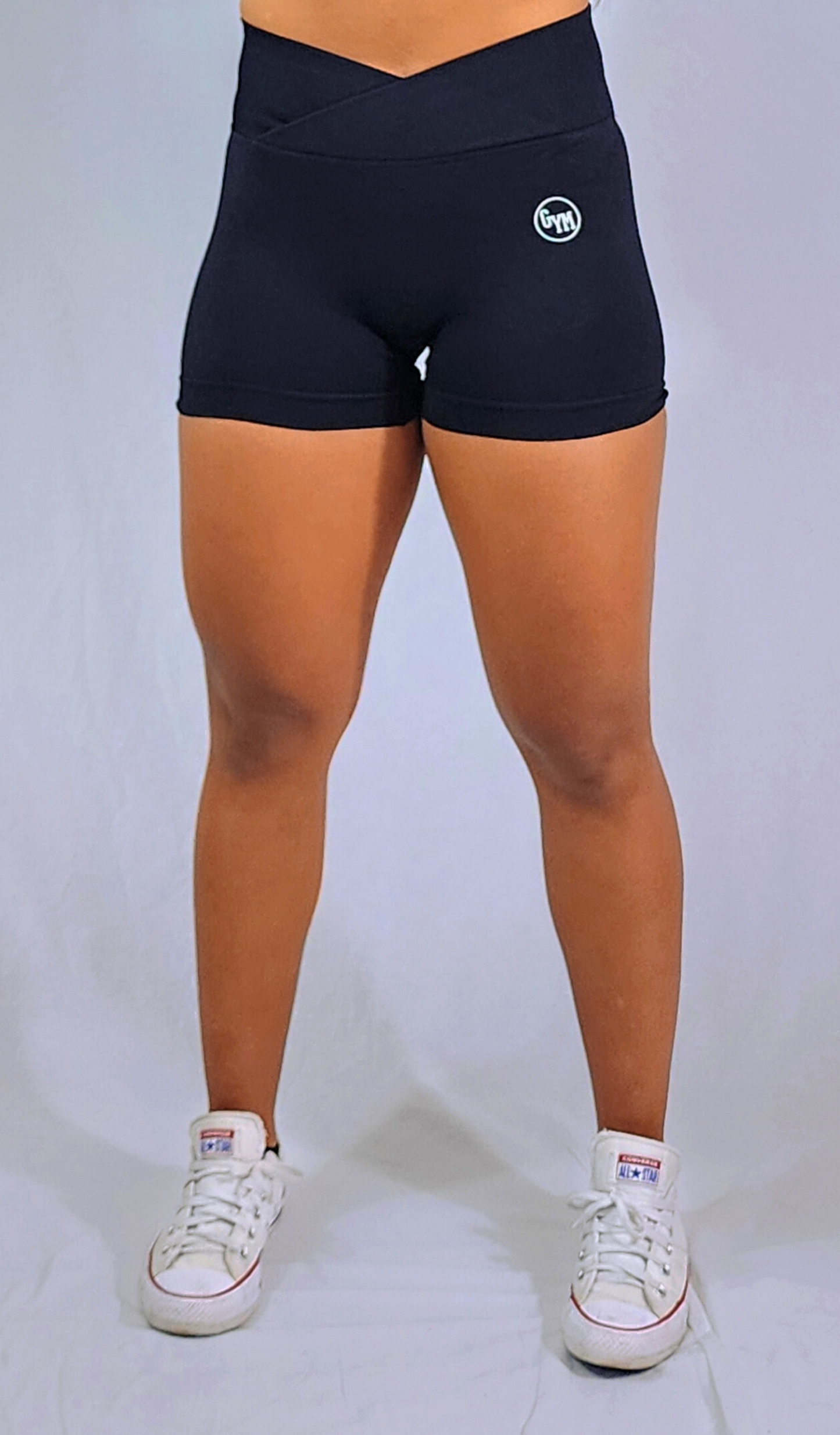 Gym Brand Apparel black shorts.